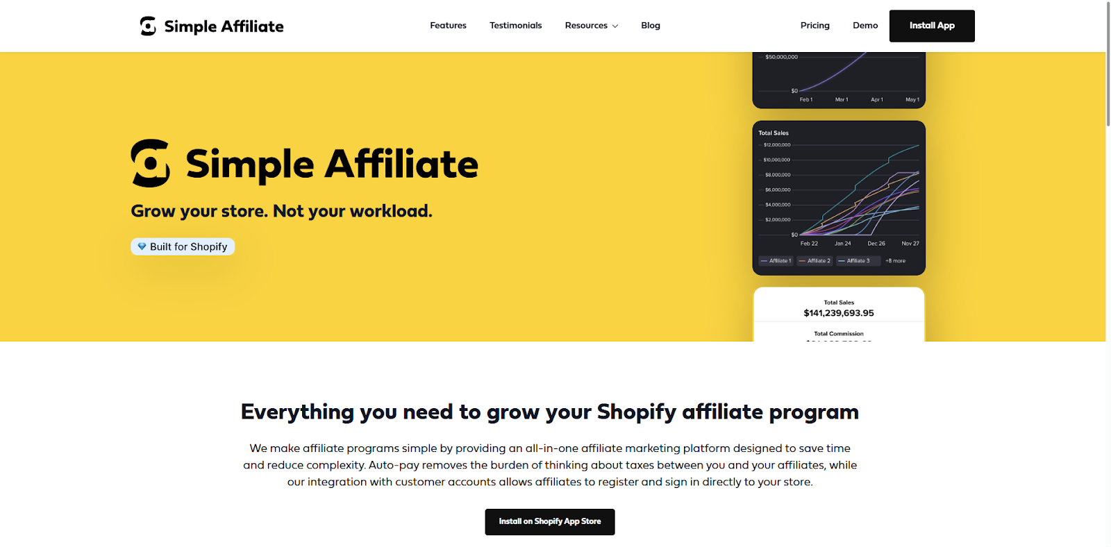 Simple Affiliate screenshot