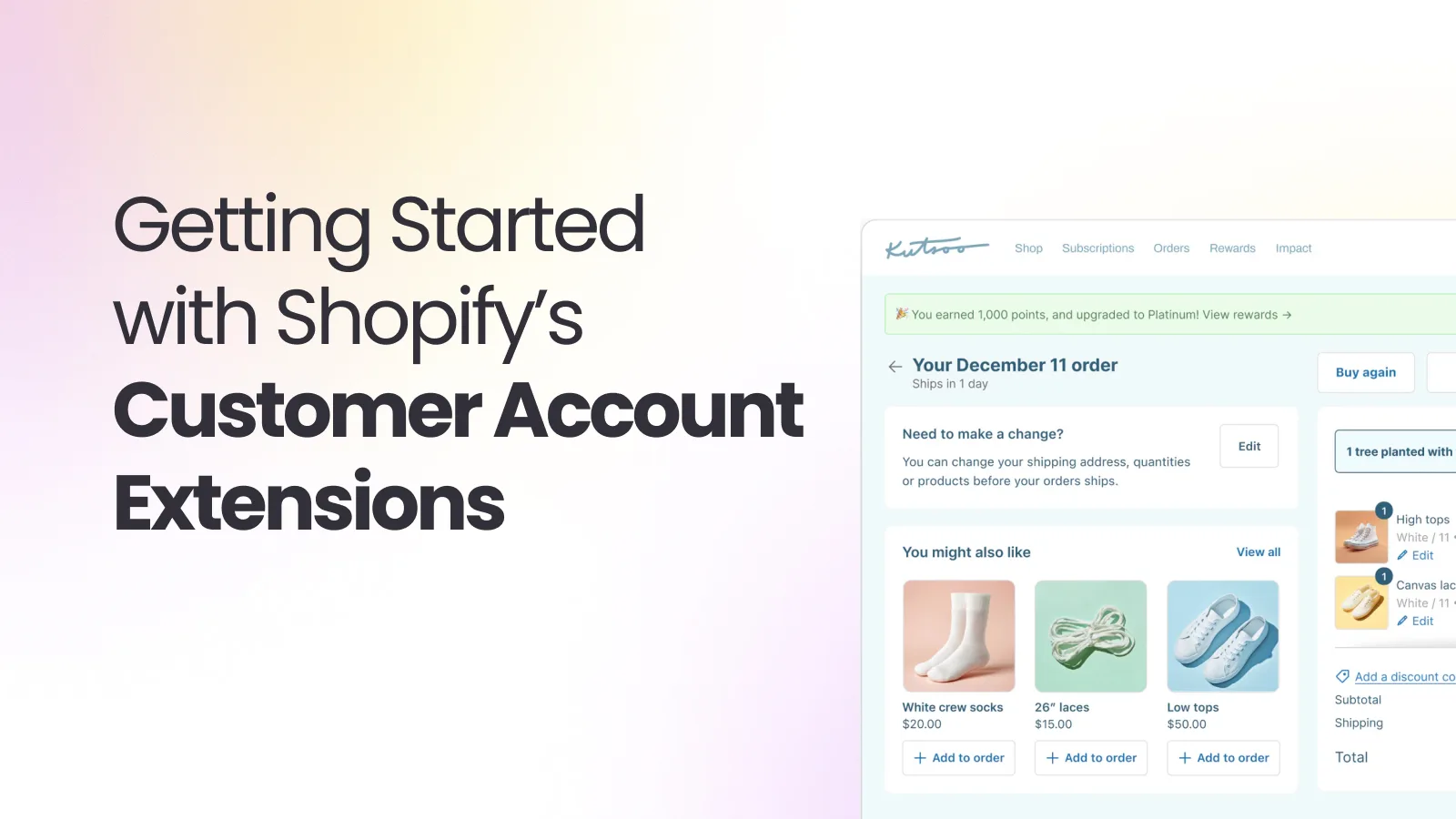 Getting Started with Shopify's Customer Account Extensions